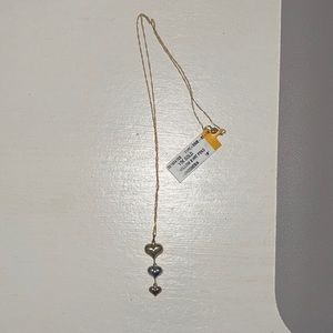 3 heart necklace 10k gold